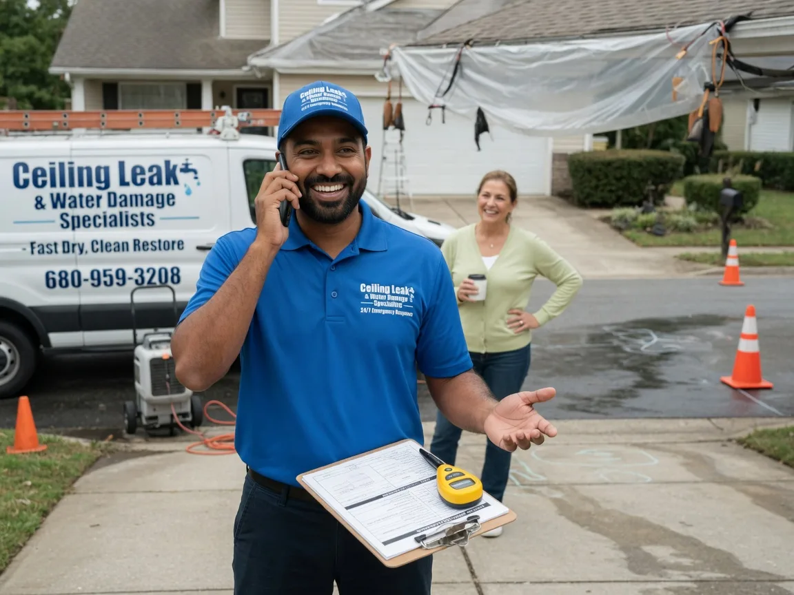 Ceiling Leak Cleanup Sharon, OK FAQs